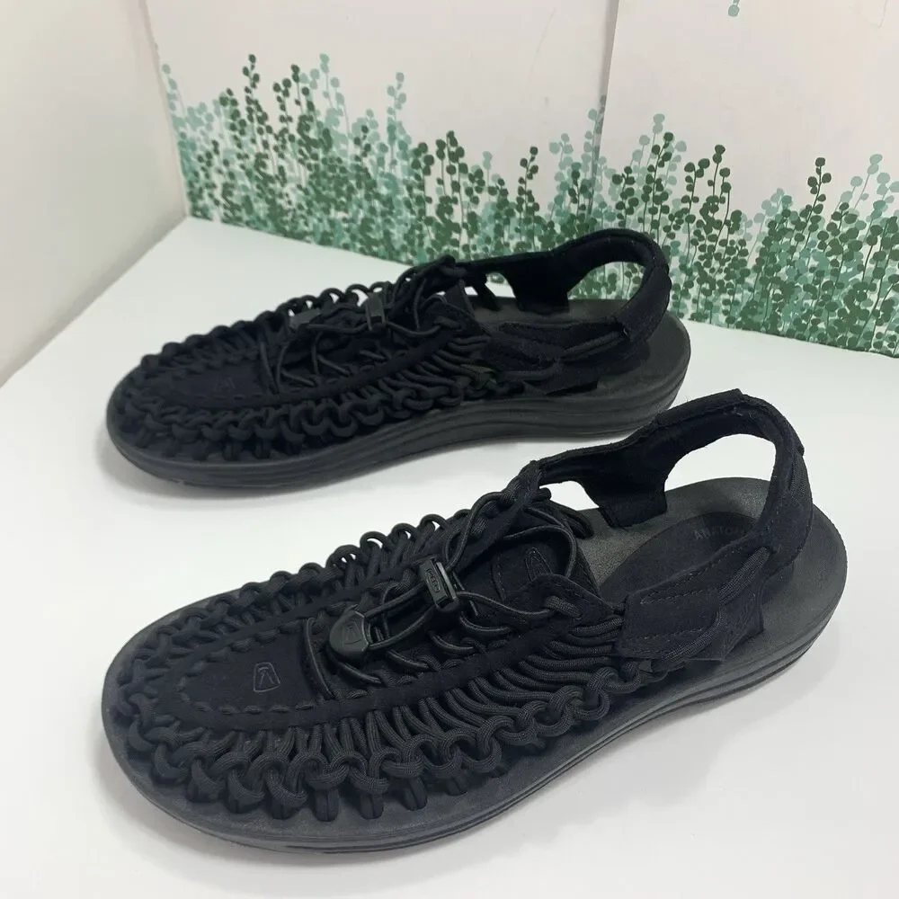 Keen Women’s Black Waterproof Hiking Nature Enclosed Sandals Size 39.5 EU/9 US
